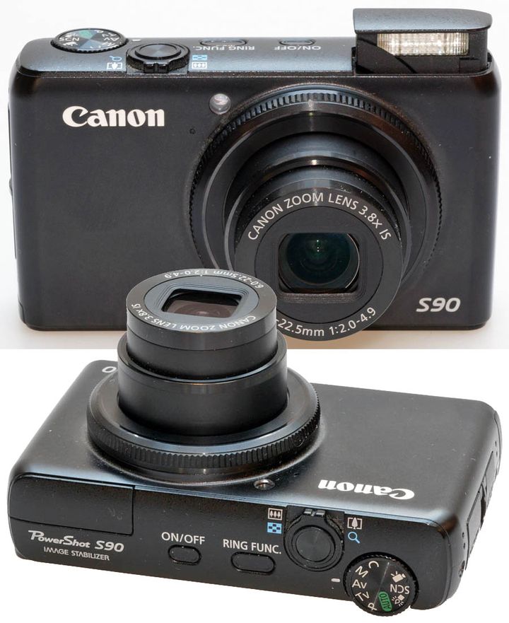 Canon PowerShot S90 DigitalkameraMuseum