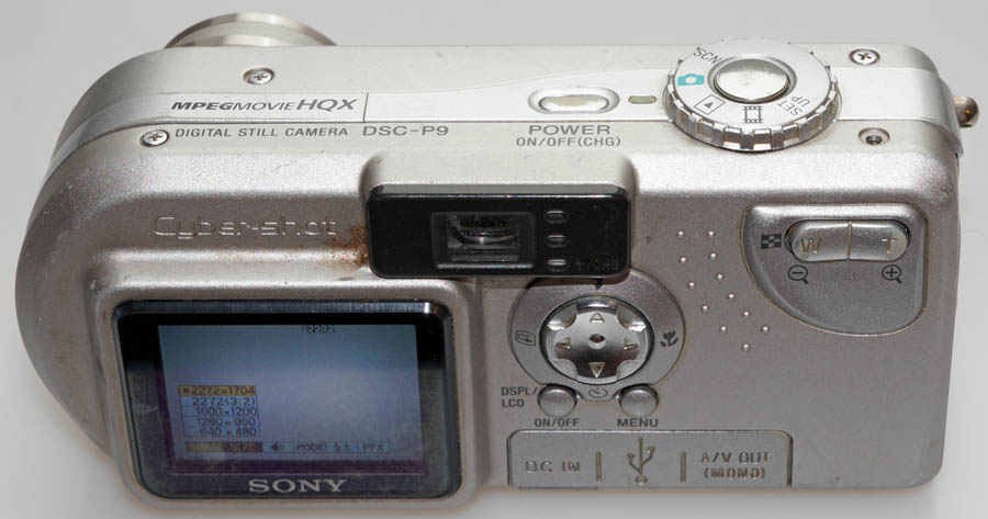 Sony Cybershot DSC P9 - Digitalkamera-Museum
